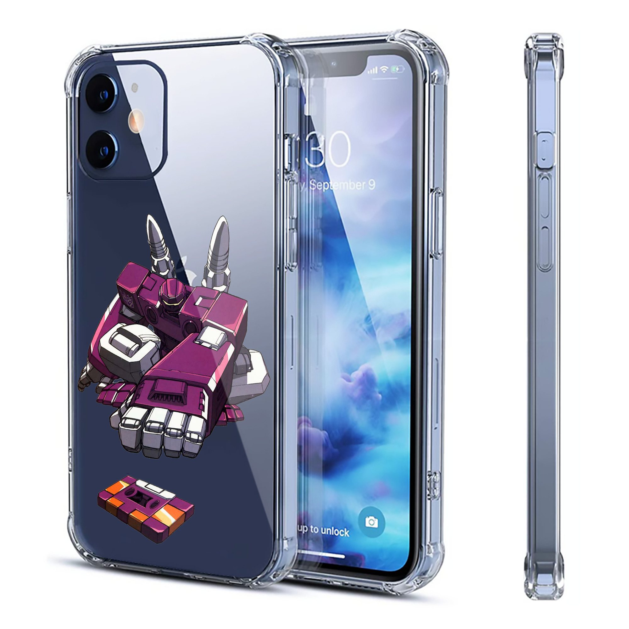 （画像用）  【iPhone 12シリーズ対応】透明スマホケース（クリアソフトケース）